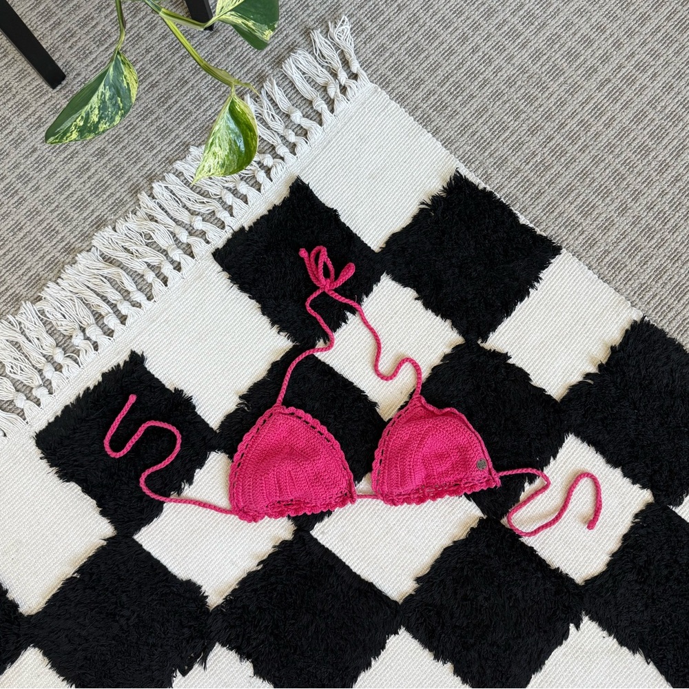 Roxy Crochet Knot Bikini Top